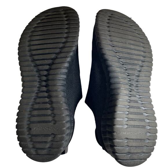 Skechers Women's Memory Foam Slip On Sneaker Black Size 6 - Picture 8 of 11